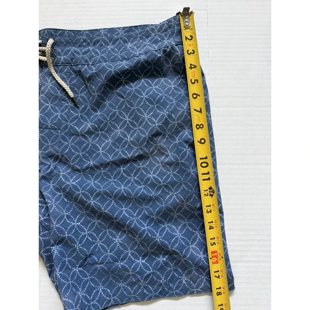 Faherty Men's Swim Shorts Swim Trunks Blue Size 36